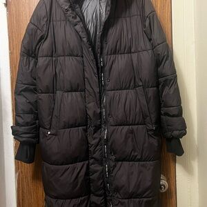 Women's Black Puffer Coat